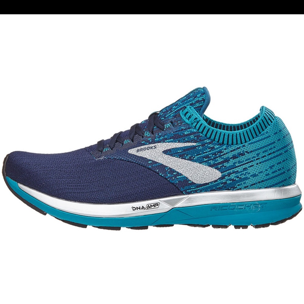 Brooks Women's Navy and Teal Running Shoe